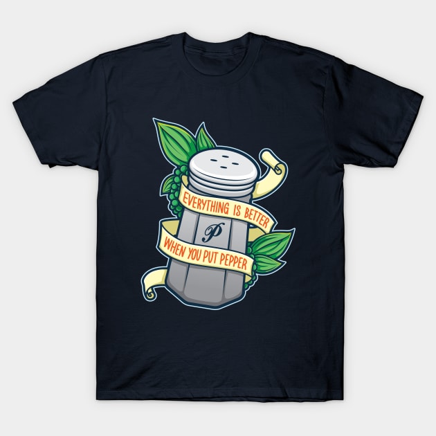 Peppermore T-Shirt by xephdesigns